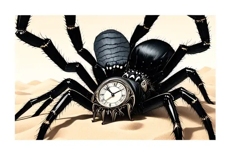 Spider Sand Clock