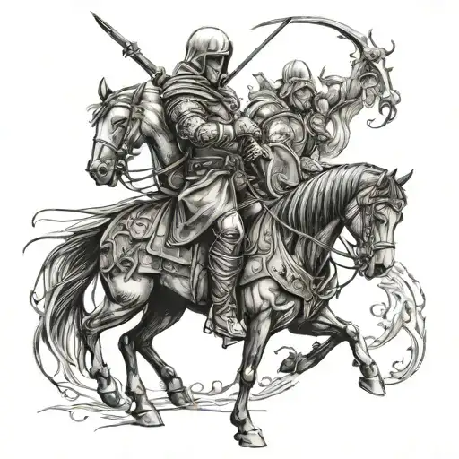 The Black Riders Lord Of The Rings