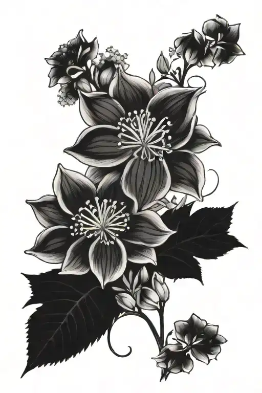 Water Lilys And Hydrangeas