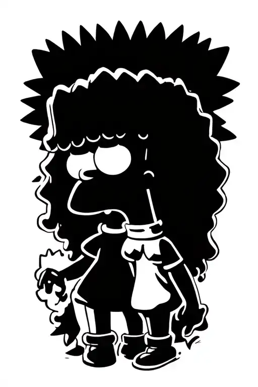 Lisa And Bart Simpson