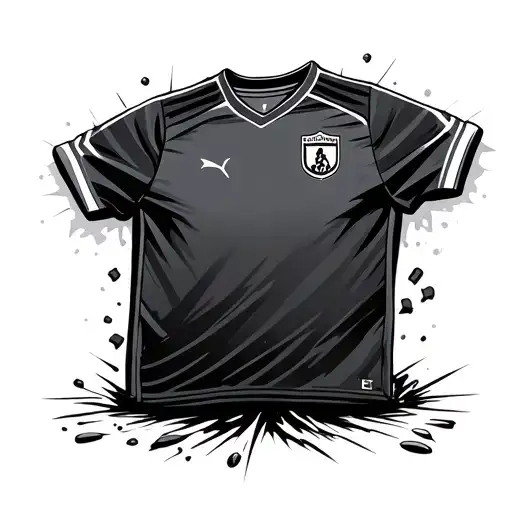 Football Shirt Thrown On Floor