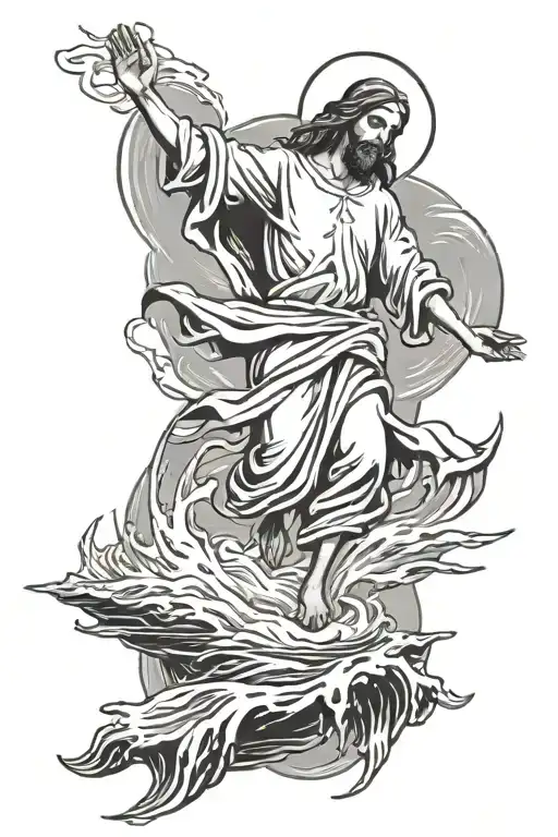 Jesus Walking On Water