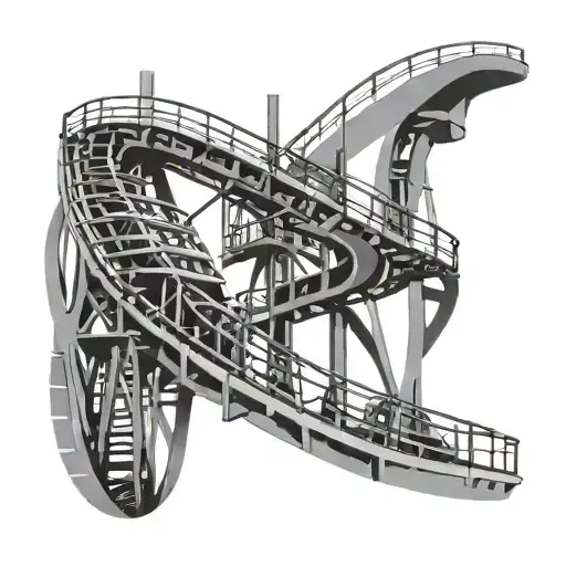 Roller Coaster Abstract