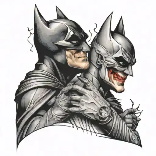 Batman And Joker High Five