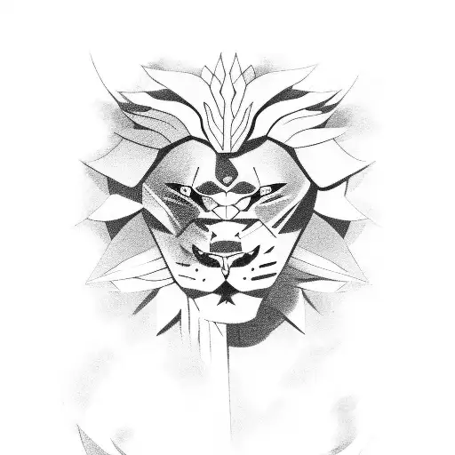 Samurai Win A Battle With 2 Lions