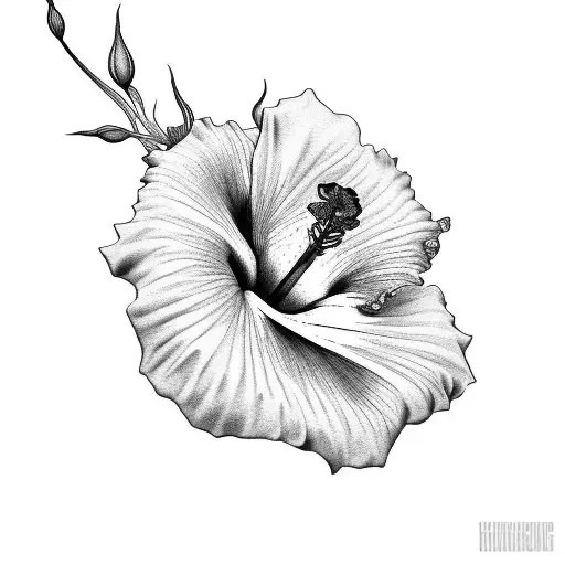 Rose And Hibiscus Flower