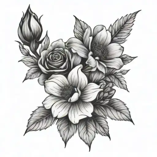 Febuary March May June July Septermber Birth Flowers