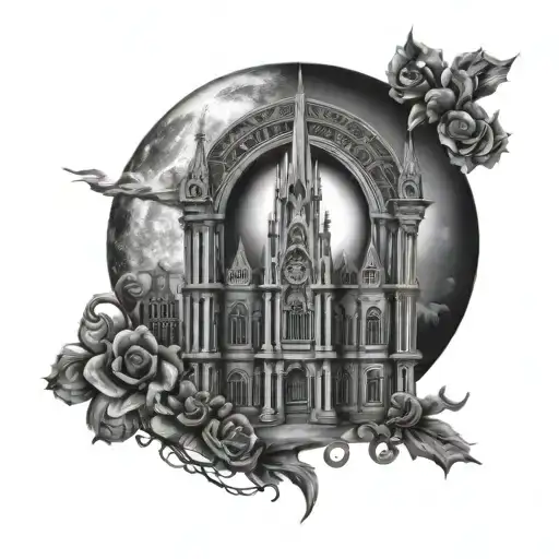 Gothic Temple Eclipse