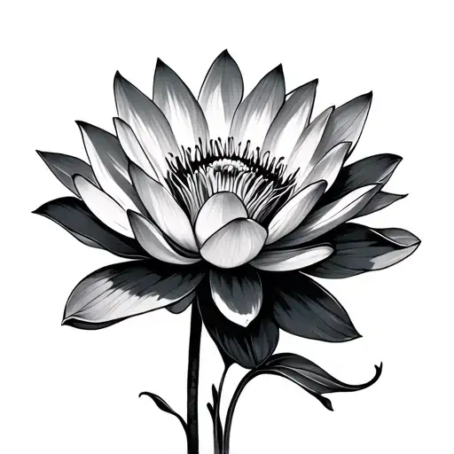 Water Lily And Poppy