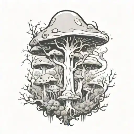 Princess Mononoke Tree Spirits Mushroom