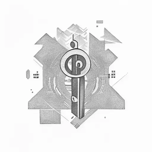 Create A Tattoo That Combines The Cityscape Of Tacoma With A Music Note