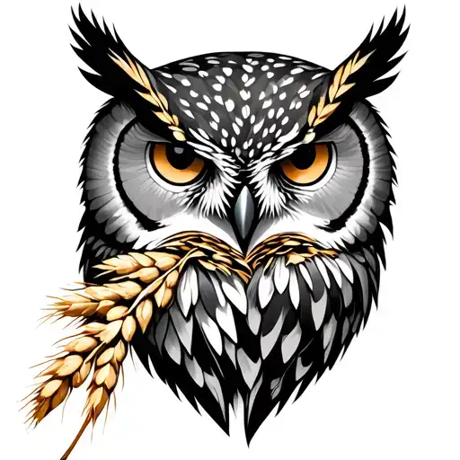 Wheat And Owl