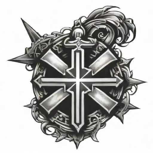 Suffering Solitude And Combat Medic Symbol