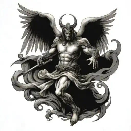 Angel Fighting Demon