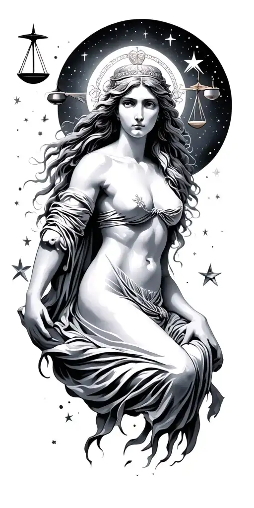 What Does Libra Look Like In The Sky Filled With Stars