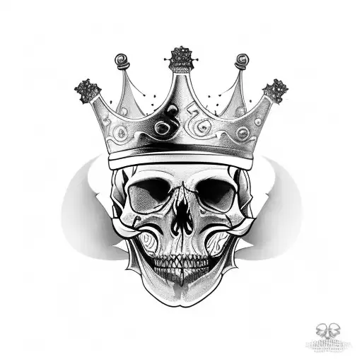 Queen Skull And Crown