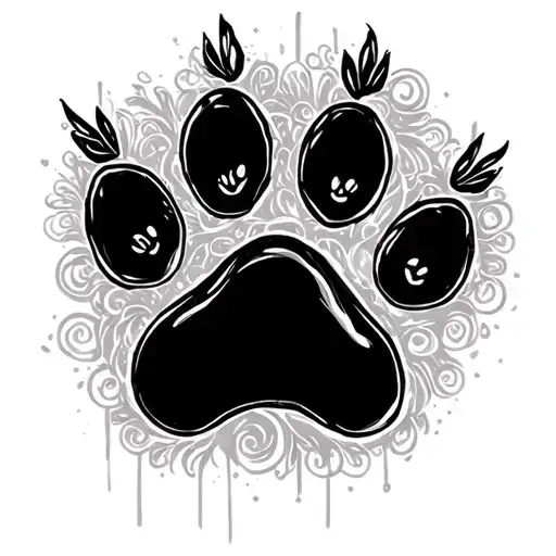 Dog Paw Print