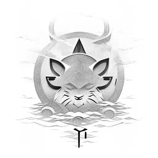 Toji Symbol With A Black Background