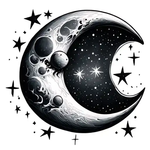Moon And Stars