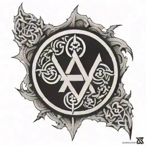 Dagaz Rune Circle