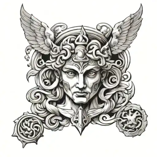 Greek Mythology Inspired Tattoo Scary