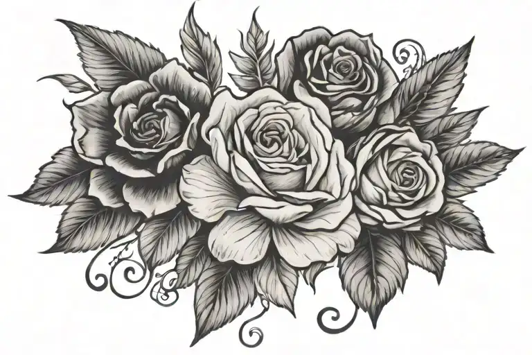 Country Chic Tattoo Design