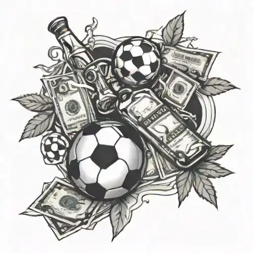 Vodka Weed Money Soccer