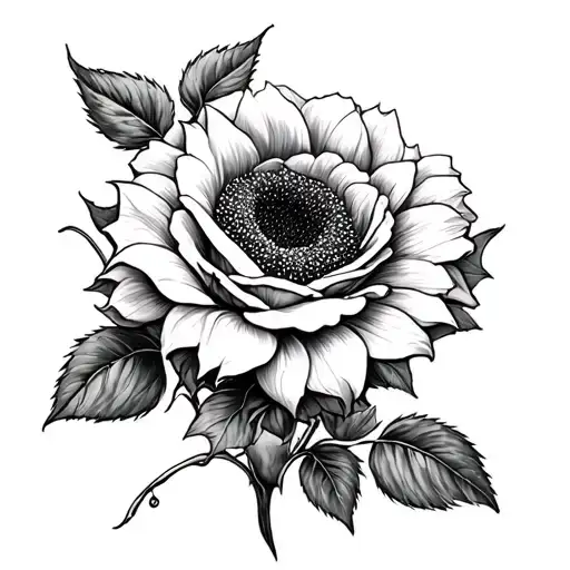 Rose Cosmo Sunflower