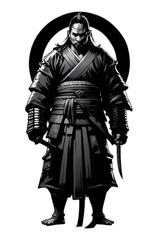 Japanese Warrior Standing