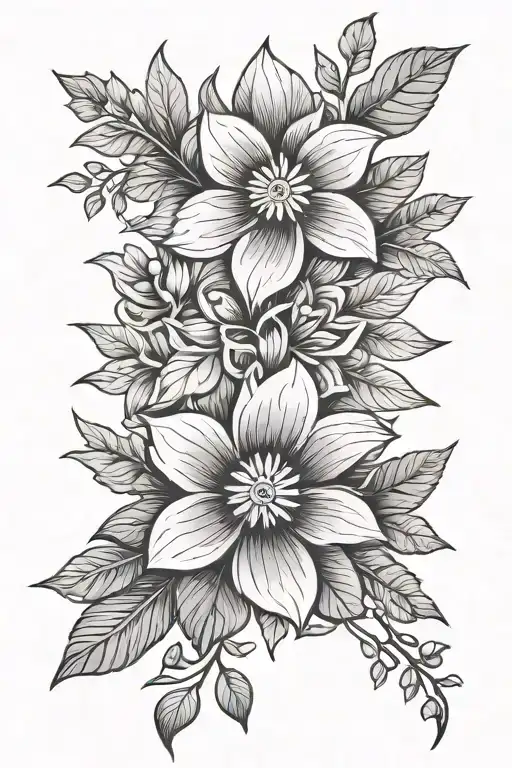 Traditional Swedish Flower Combined With Traditional Filipino Flower