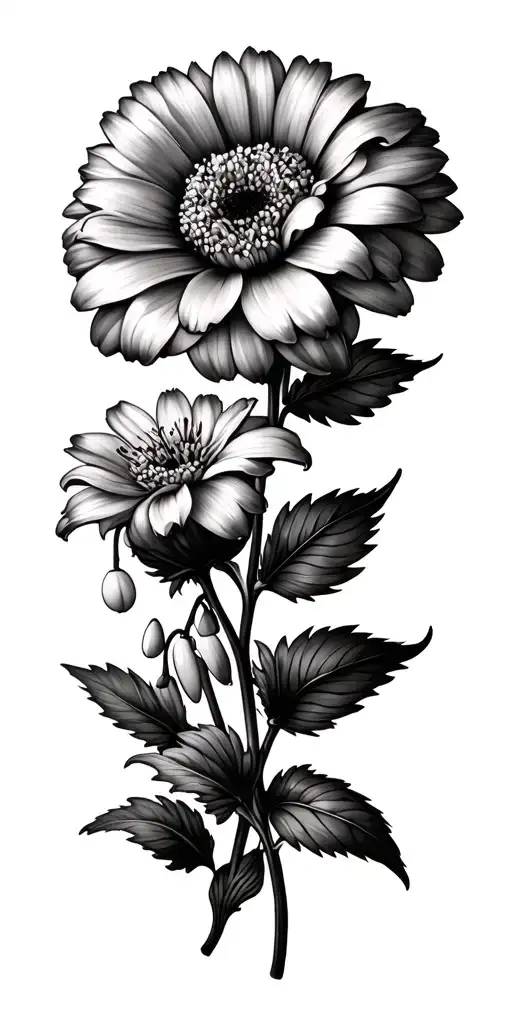 Marigold Flowers Also With Lily Of The Valley Flower