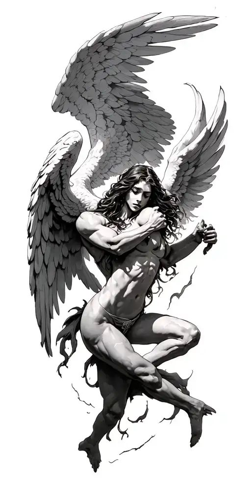 Angels Vs Demons Fighting