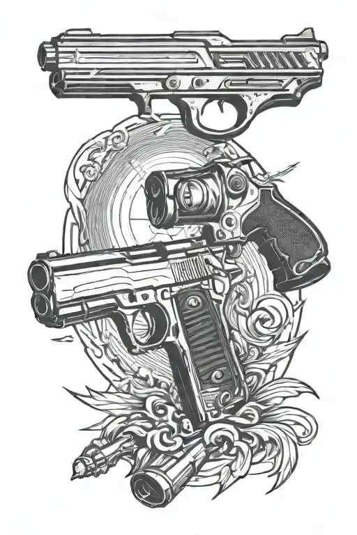 Alan Wake Gun & Flashlight