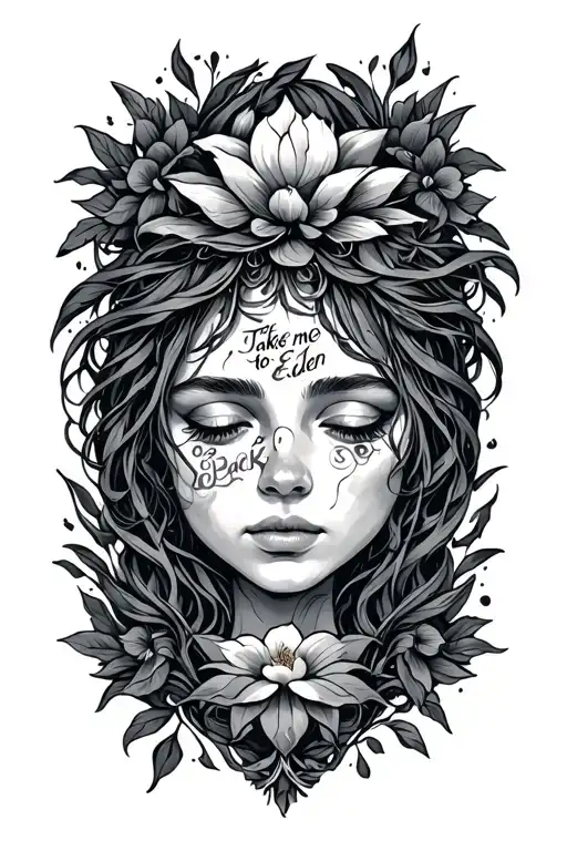 Sleep Token Logo With Take Me Back To Eden Lyrically