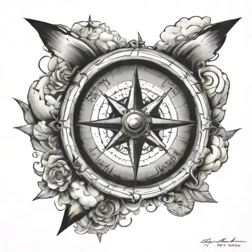 Propeller Inside Compass Clouds