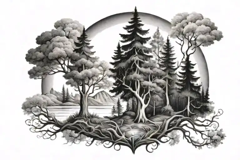 Nature Elements Like Trees