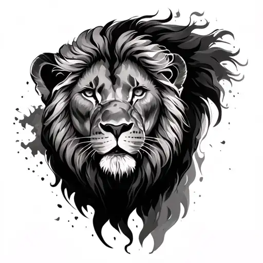 Strength Lion Behind Lioness