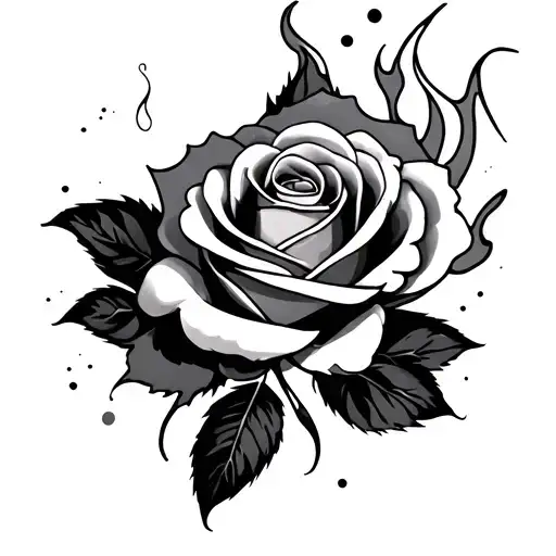 Fire And Rose And Bugatti