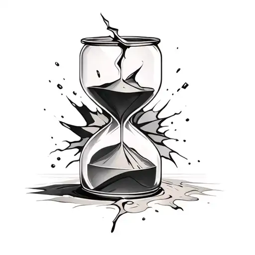 Broken Hourglass Sand Running