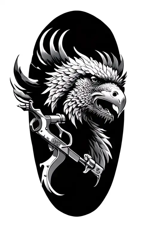 Rising Sun Griffin Spray Gun Carbon Fibre