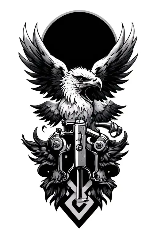 Rising Sun Soarer Griffin Spray Gun Carbon Fibre