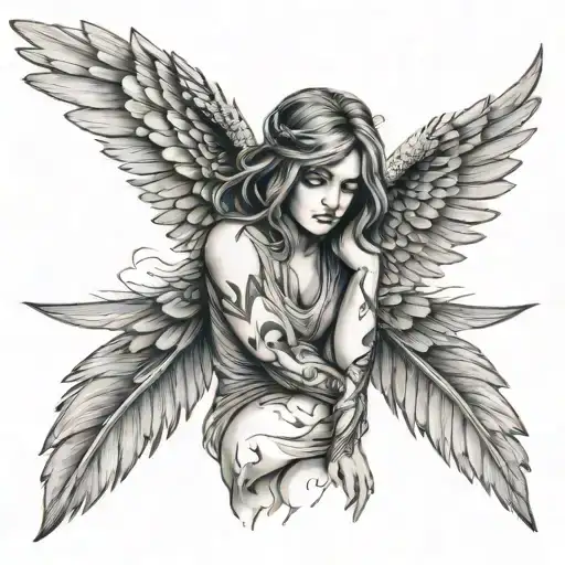 Fallen Angel Shatteree Feathers