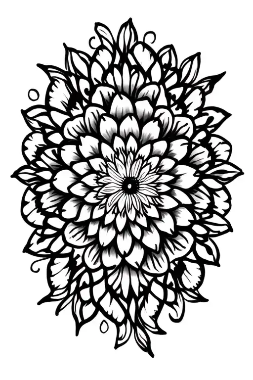 Mandala Floral Design