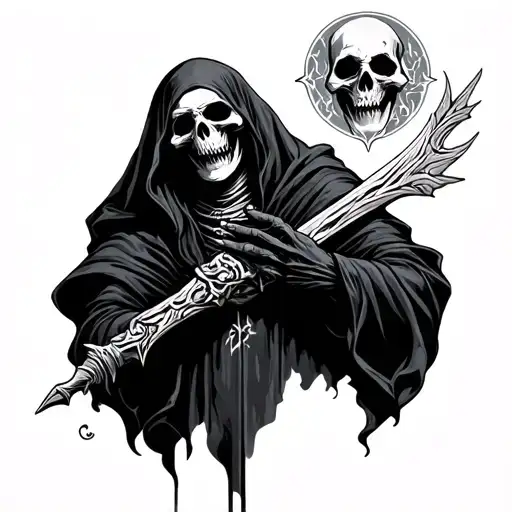 Grim Reaper Holding
