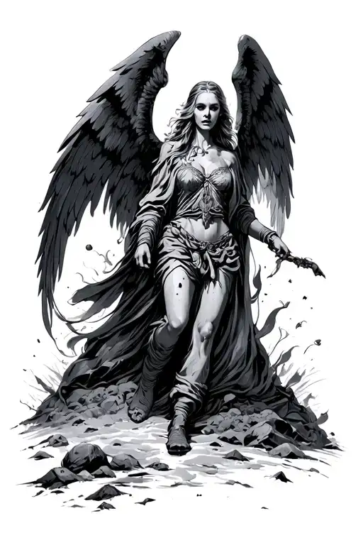 Walk Through Valley Of The Shadow Of Death Angel