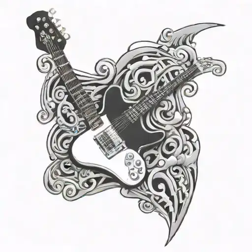 Art Surrealism Electric Guitar