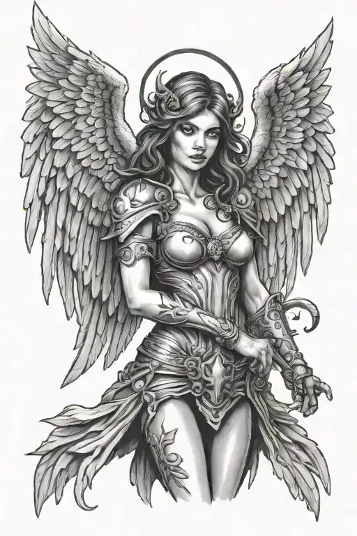 Threatening Dark Angel