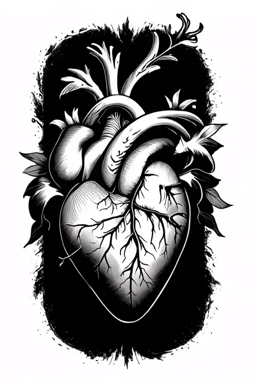 Men Forearm Phoeix Heart