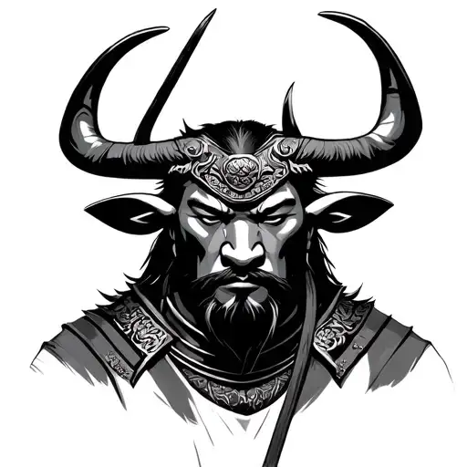 Frosty The Black Man In Japan As Taurus Samurai