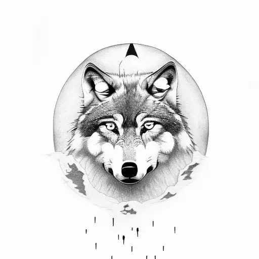 Wolf Eyes With Black Moon